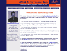 Tablet Screenshot of bsoftintegrators.com